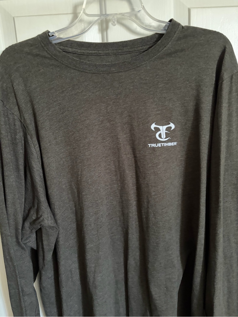 Men's Long Sleeve T-Shirt in Charcoal
True Timber